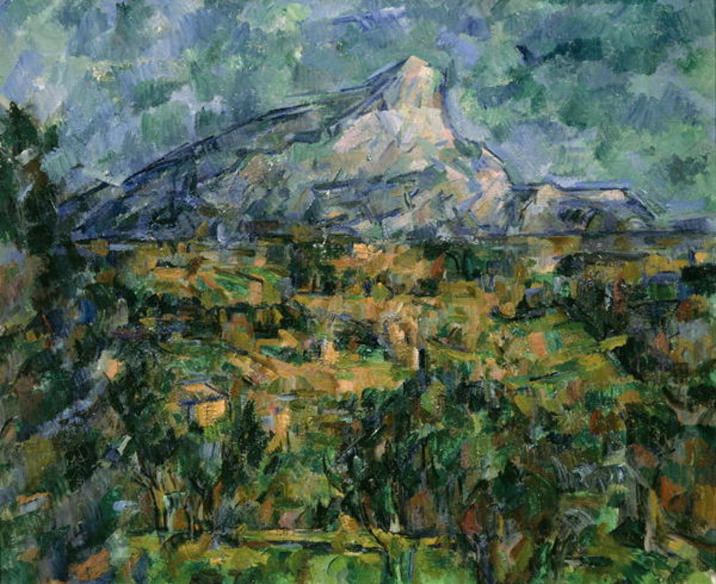 Detail of Mont Sainte-Victoire, 1904-05 by Paul Cezanne