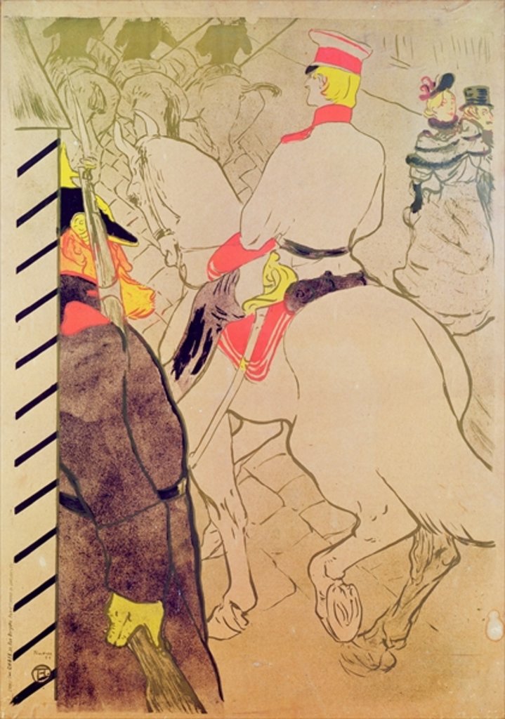 Detail of The German Babylon, 1894 by Henri de Toulouse-Lautrec