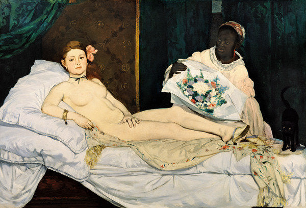 Detail of Olympia, 1863 by Edouard Manet