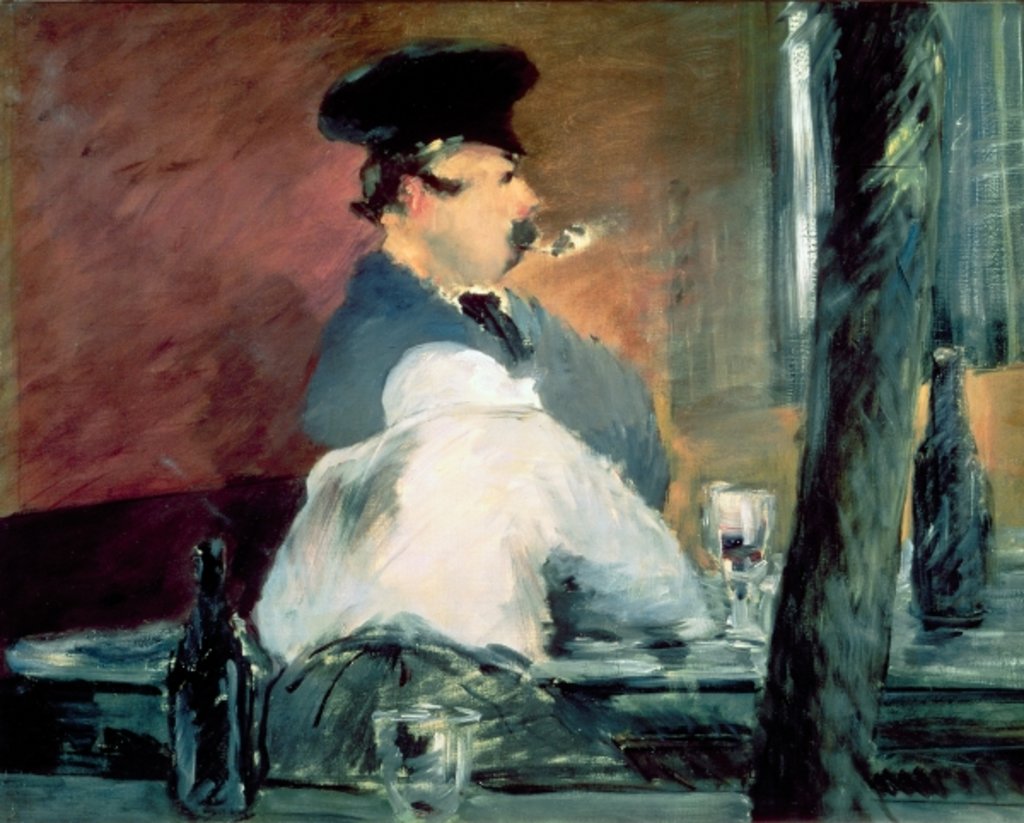 Detail of The Bar, 1878-79 by Edouard Manet