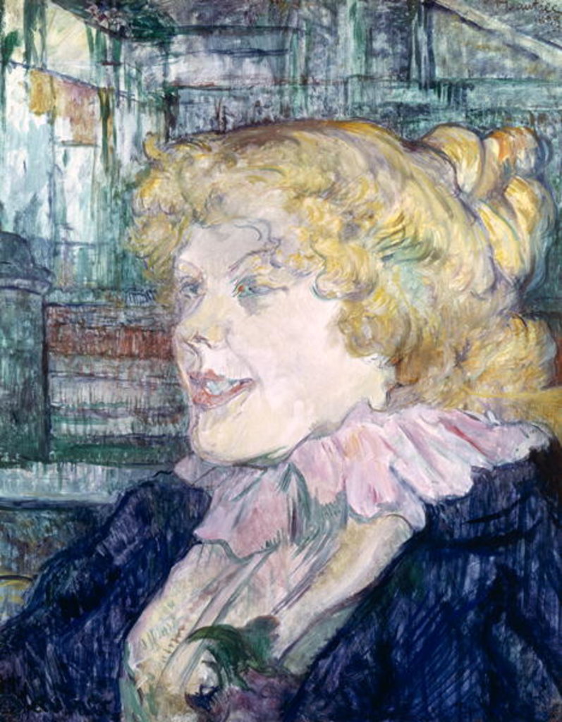 Detail of The English Girl from 'The Star' at Le Havre, 1899 by Henri de Toulouse-Lautrec