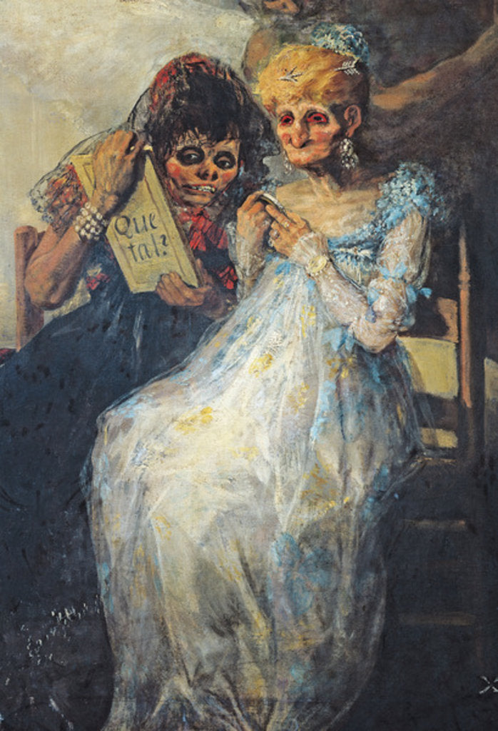 Detail of Time of the Old Women, 1820 by Francisco Jose de Goya y Lucientes