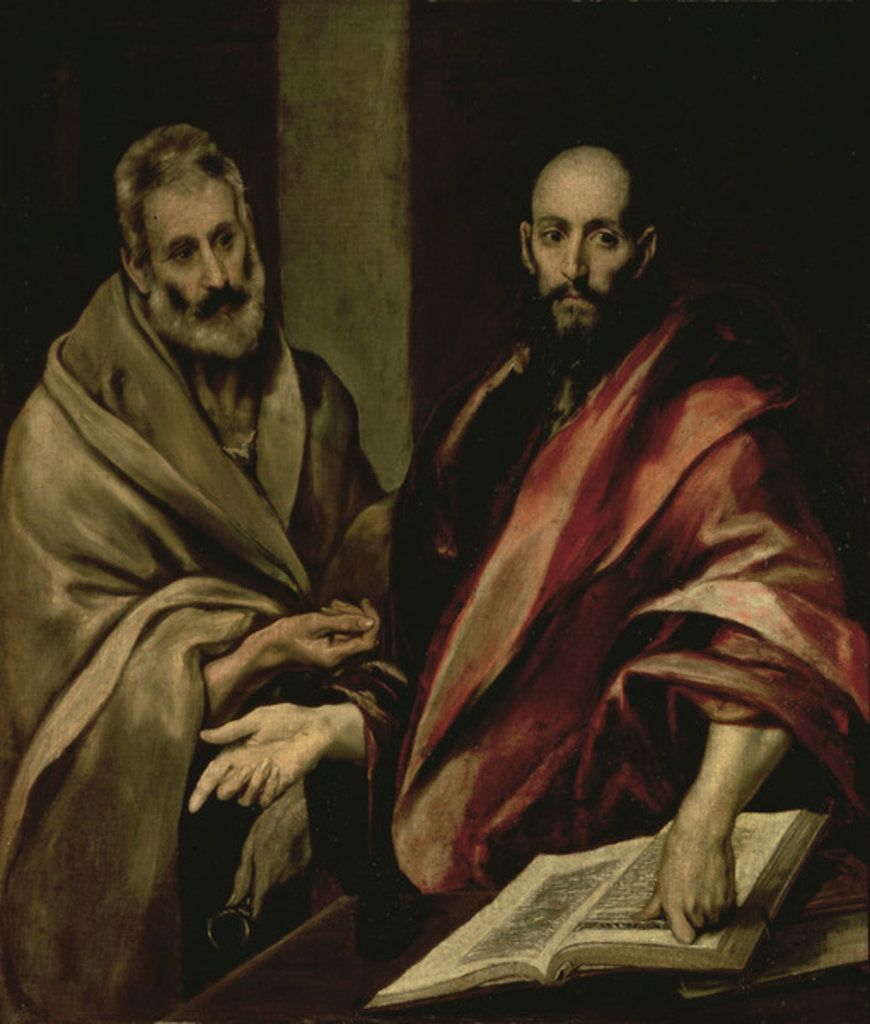 Detail of St. Peter and St. Paul, between 1587 and 1592 by El Greco