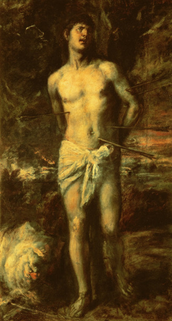 Detail of St. Sebastian, c.1570 by Titian