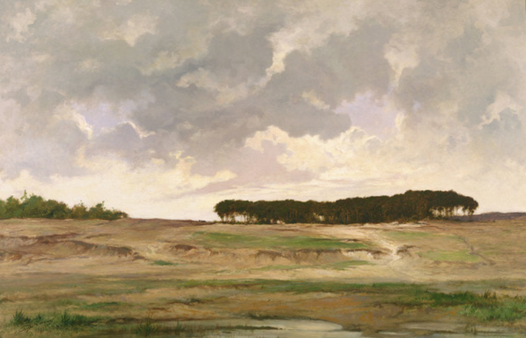 Detail of Landscape, 1897 by Eugene Devaux