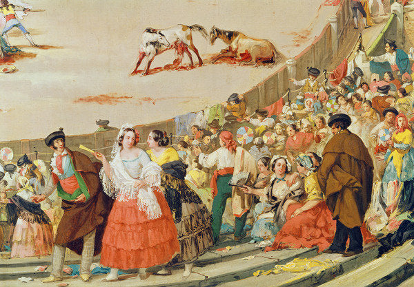 Detail of The Bullfight by Francisco Jose de Goya y Lucientes