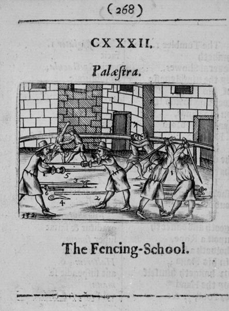 Detail of The Fencing School by School English