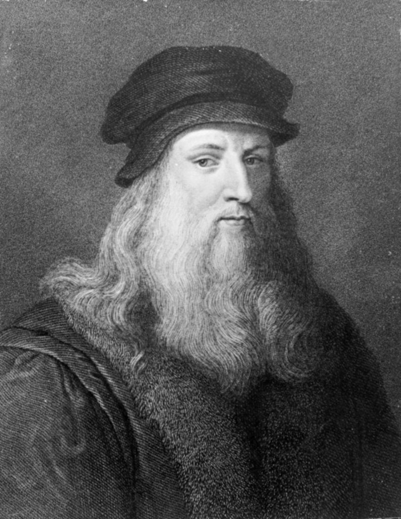 Detail of Leonardo da Vinci by Leonardo da Vinci