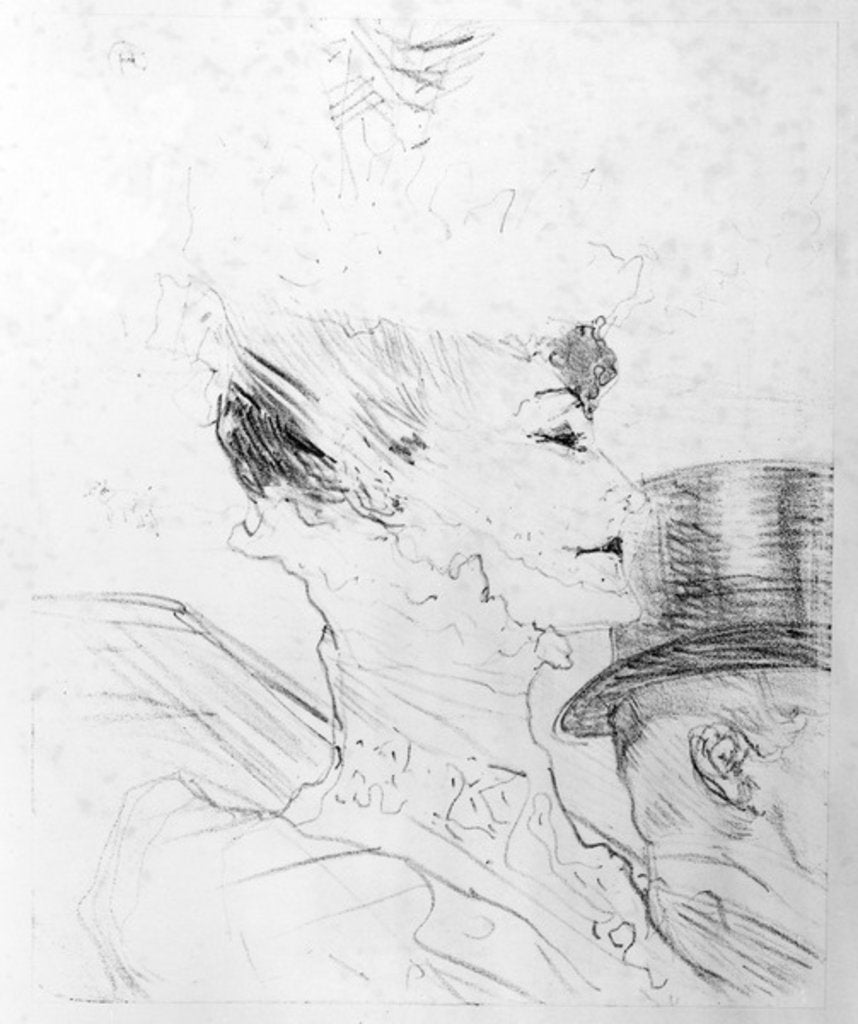 Detail of Louise Balthy, 1898 by Henri de Toulouse-Lautrec