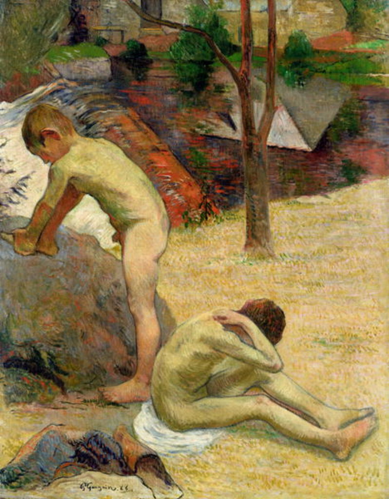 Detail of Breton Boys Bathing, 1888 by Paul Gauguin