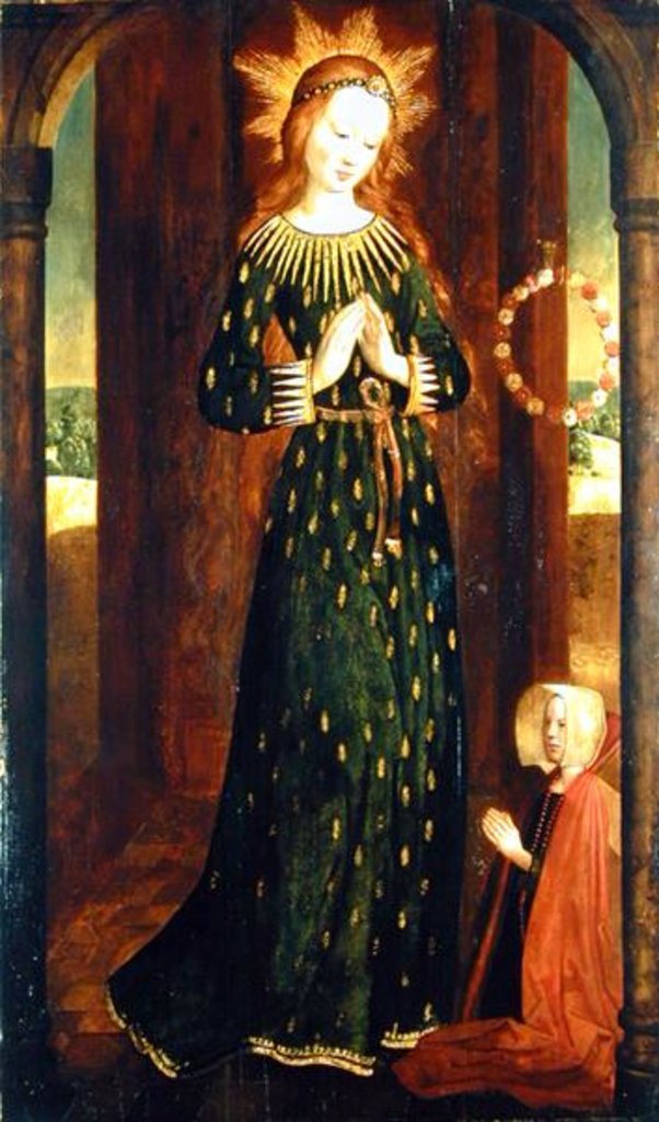 Detail of Virgin with the Ears of Corn by Hinrik Funhof