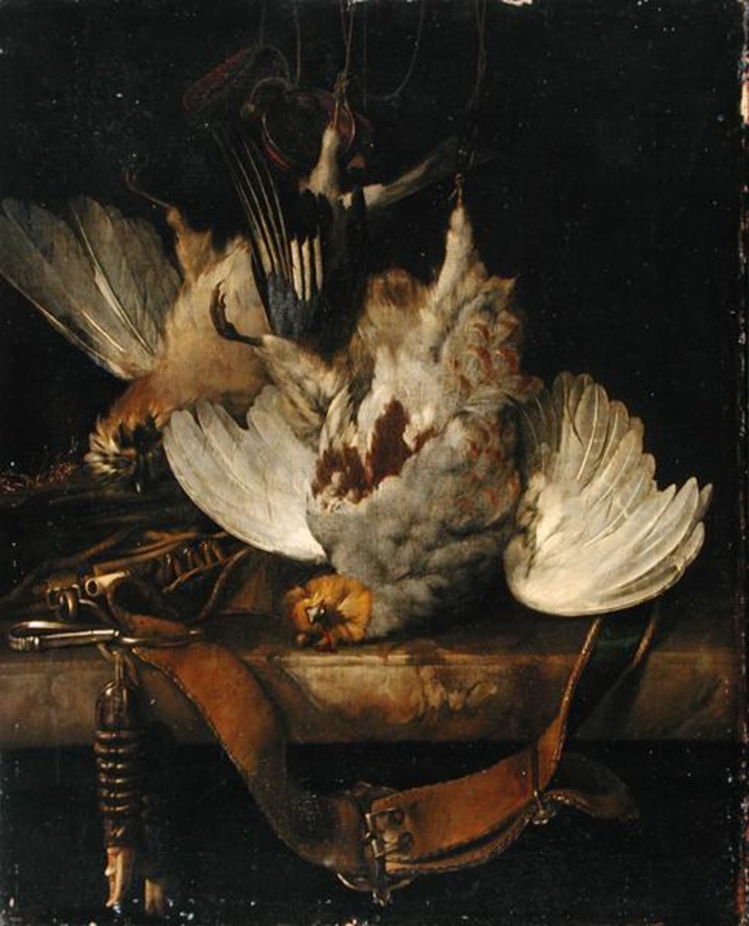 Detail of The Bag, 1679 by Willem van Aelst