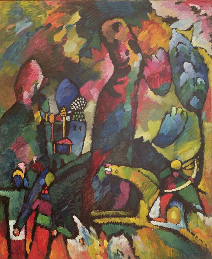 Detail of Picture with an Archer, 1909 by Wassily Kandinsky