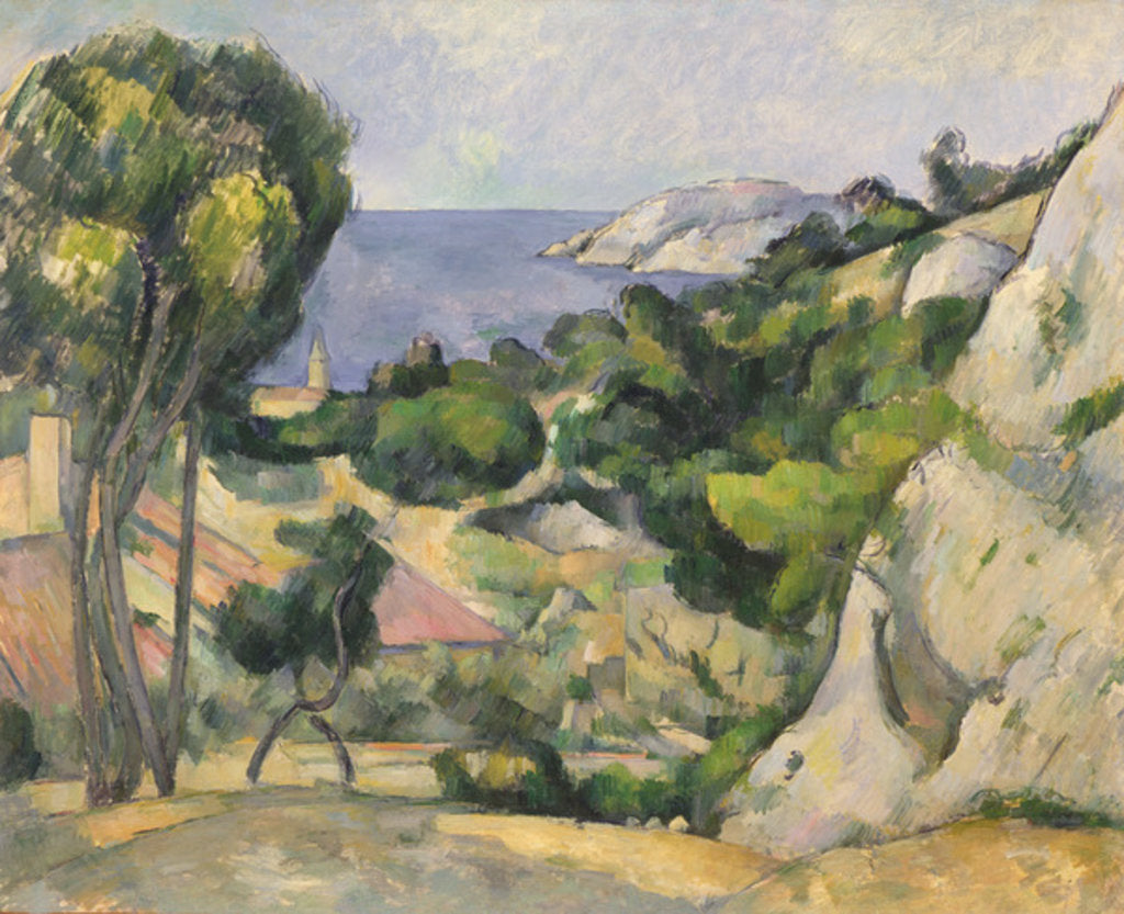 Detail of L'Estaque, 1879-83 by Paul Cezanne