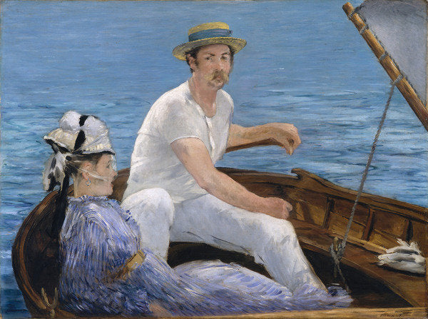 Detail of Boating, 1874 by Edouard Manet