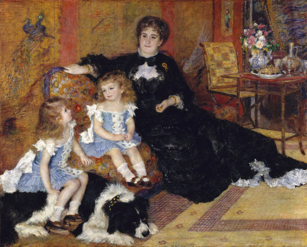 Detail of Madame Georges Charpentier and her Children, 1878 by Pierre Auguste Renoir