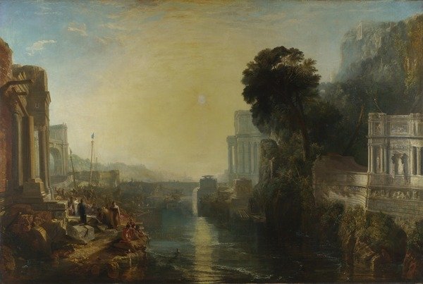 Detail of Dido building Carthage, 1815 by Joseph Mallord William Turner