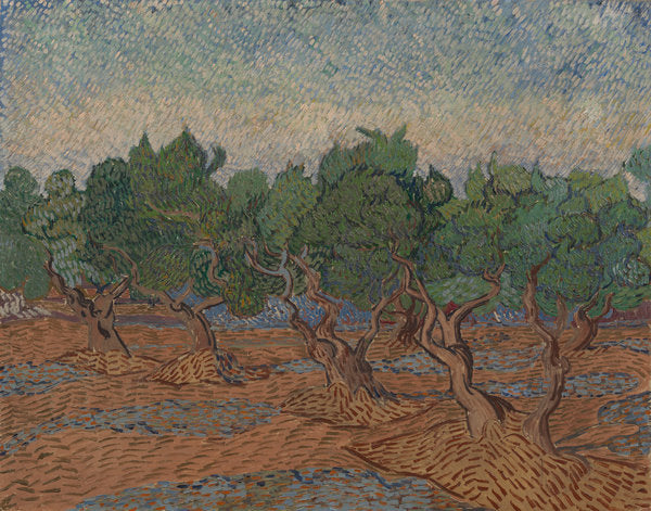 Detail of Olive Grove, 1889 by Vincent van Gogh