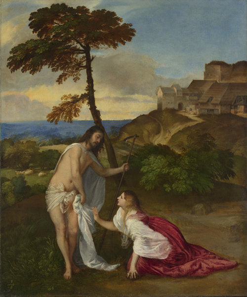 Detail of Noli me Tangere, c.1514 by Titian