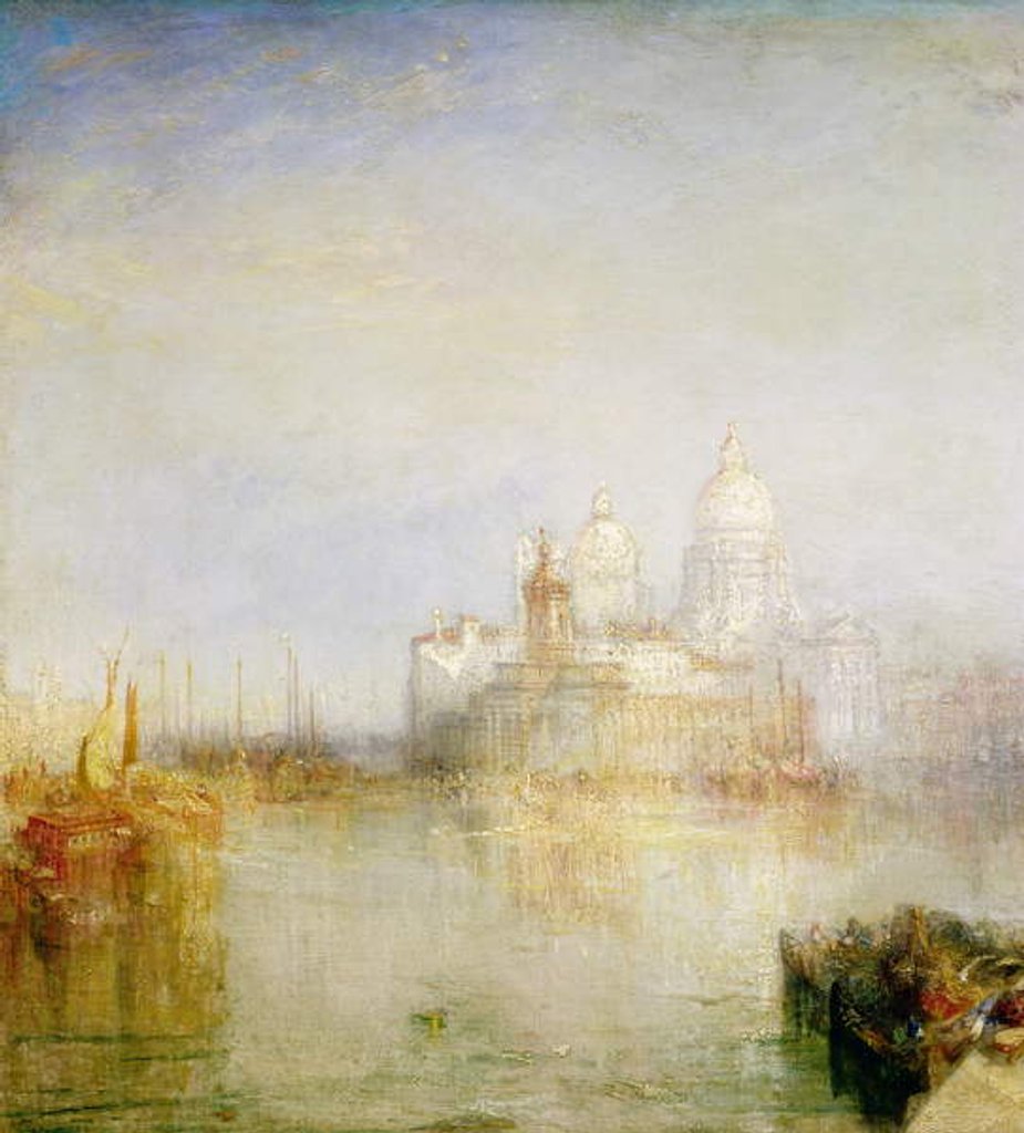 Detail of The Dogana and Santa Maria della Salute, Venice, detail, 1843 by Joseph Mallord William Turner