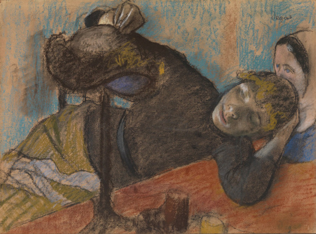 Detail of The Milliner, c.1882 by Edgar Degas