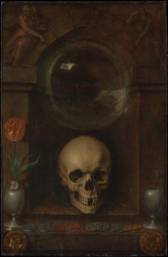 Detail of Vanitas still life, 1603 by Jacques II de Gheyn