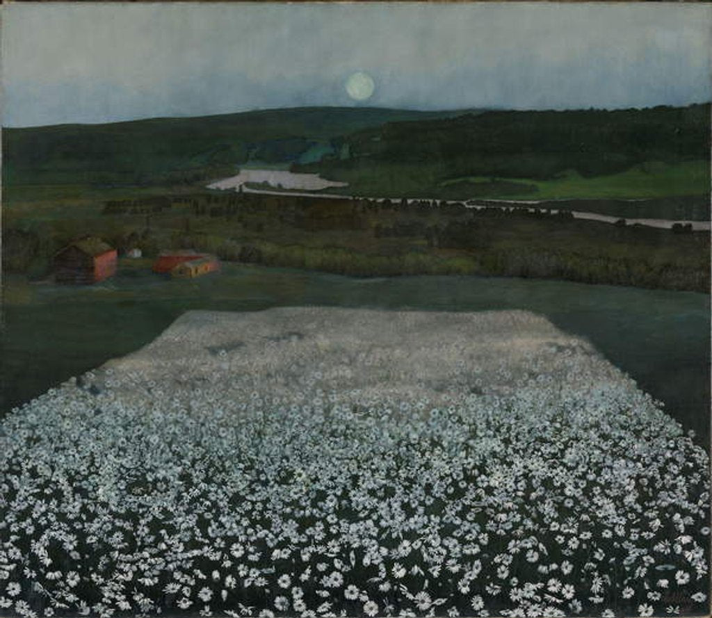 Detail of Flower Meadow in the North, 1905 by Harald Oscar Sohlberg