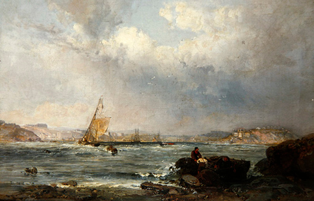 Detail of The Estuary by Samuel Phillips Jackson