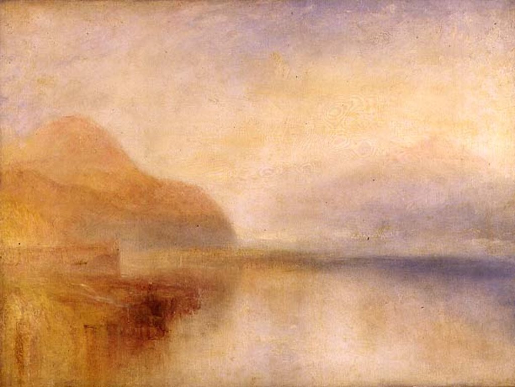 Detail of Inverary Pier, Loch Fyne, Morning, c.1840-50 by Joseph Mallord William Turner