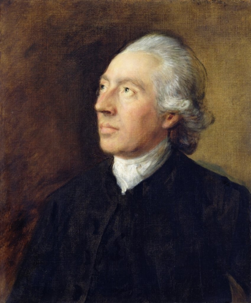 Detail of The Rev. Humphrey Gainsborough, c.1770-4 by Thomas Gainsborough