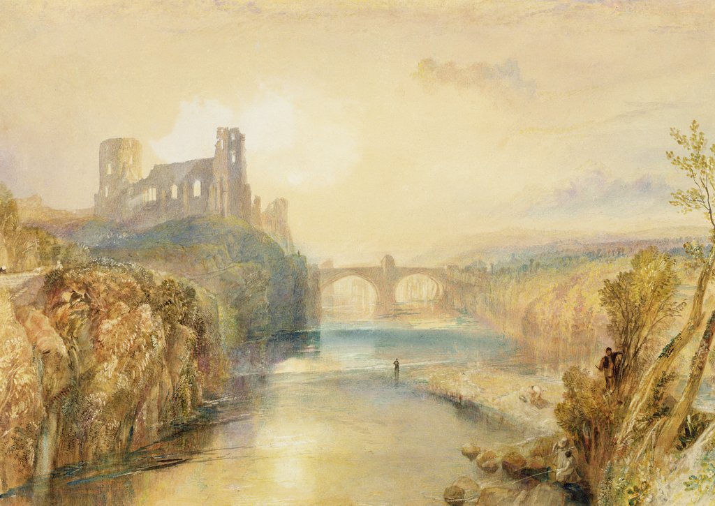 Detail of Barnard Castle by Joseph Mallord William Turner