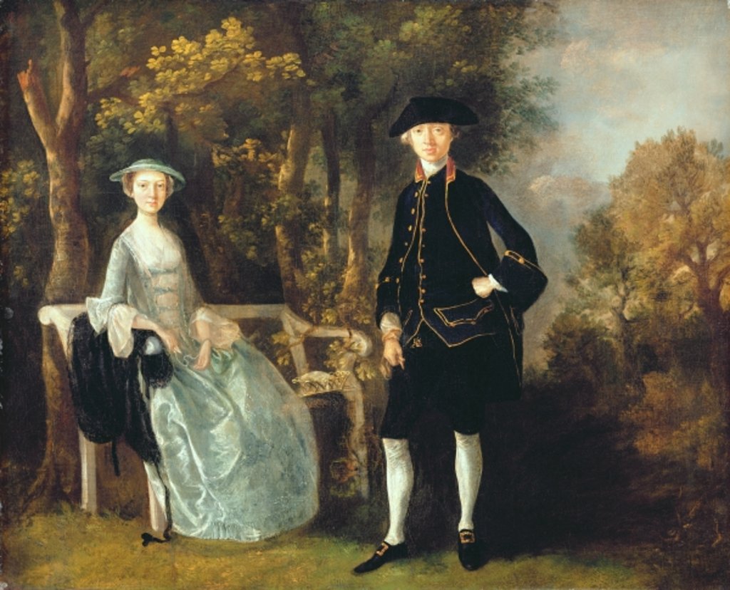 Detail of Lady Lloyd and her son, Richard Savage Lloyd, of Hintlesham Hall, Suffolk, c.1745-46 by Thomas Gainsborough