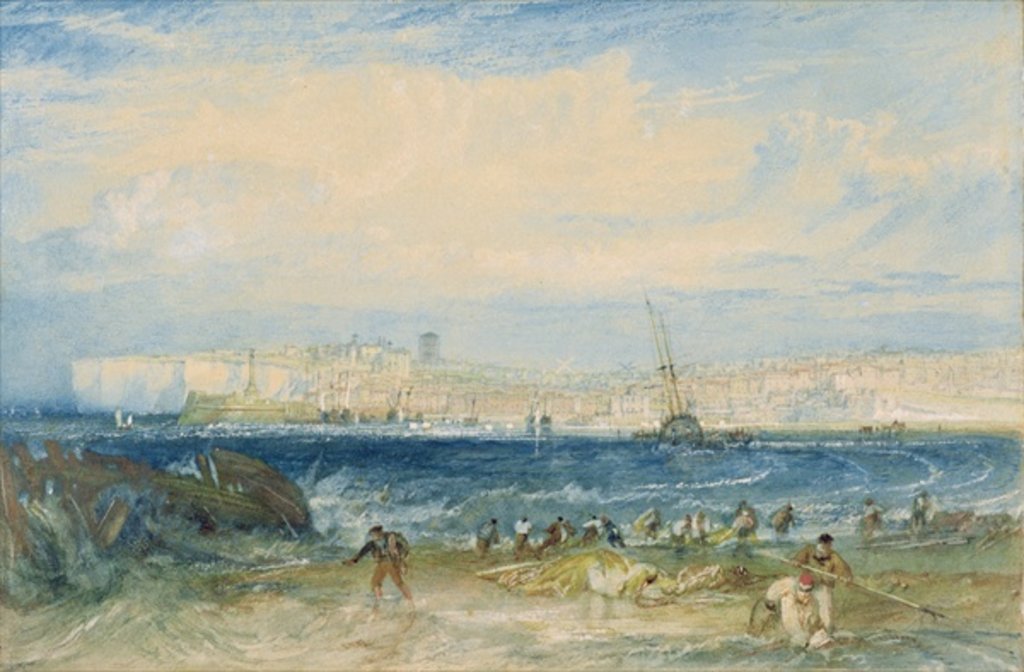 Detail of Margate, c.1822 by Joseph Mallord William Turner