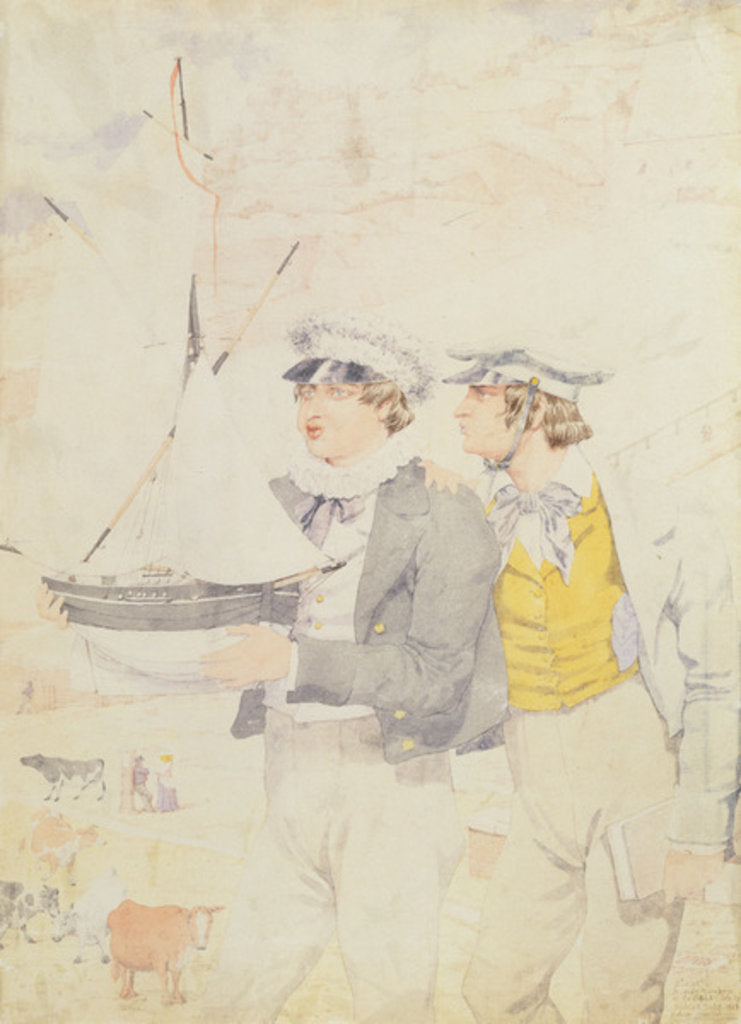 Detail of Juvenile Members of the Yacht Club, 1853 by Richard Dadd