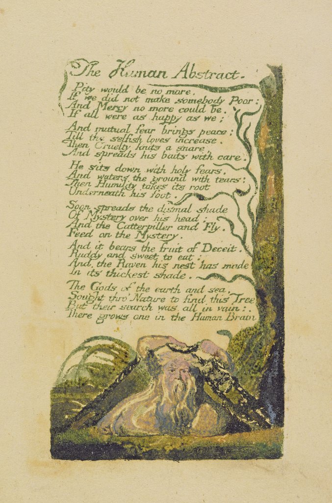 Detail of The Human Abstract by William Blake