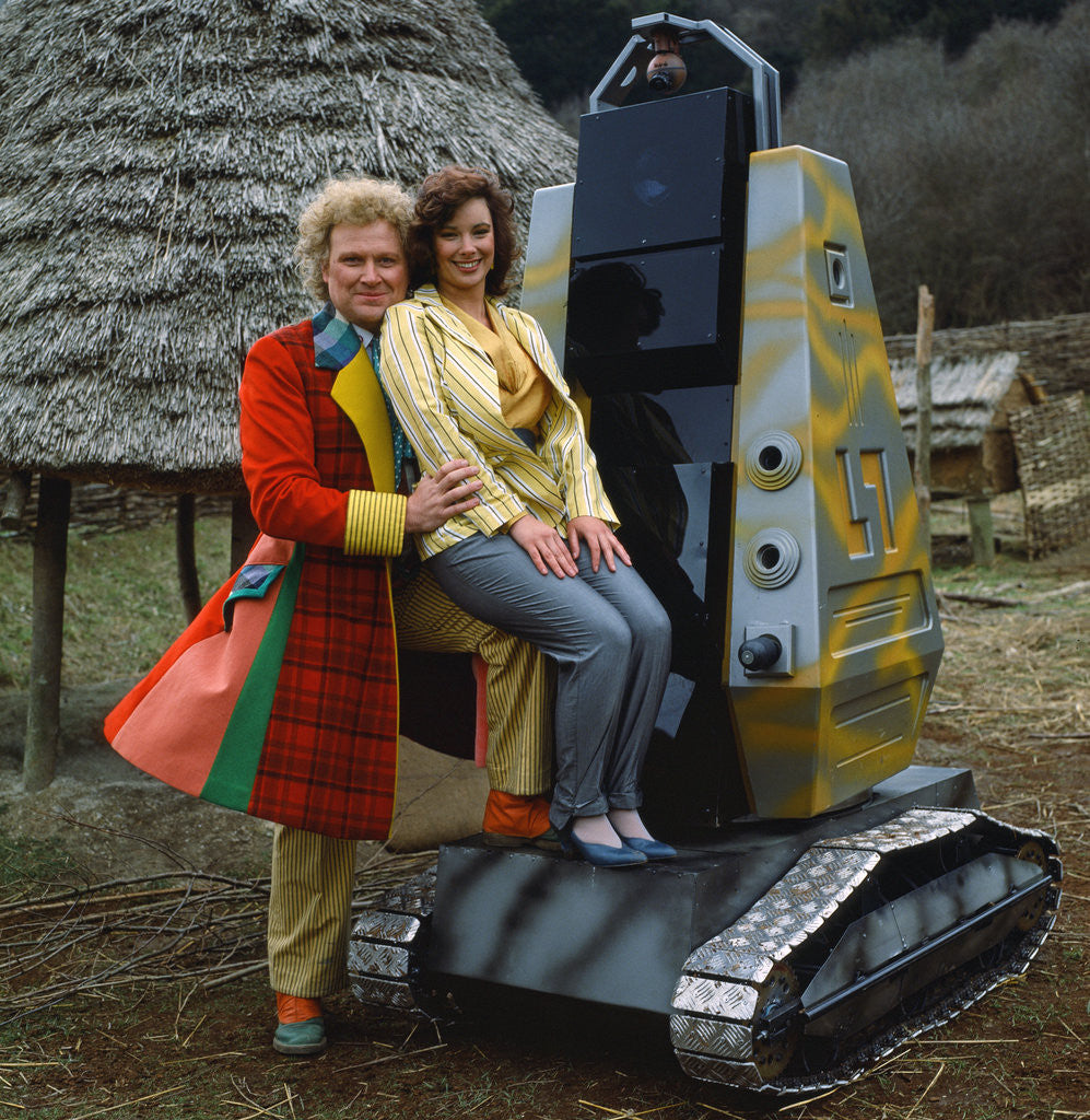 Detail of Colin Baker with Nicola Bryant by Anonymous