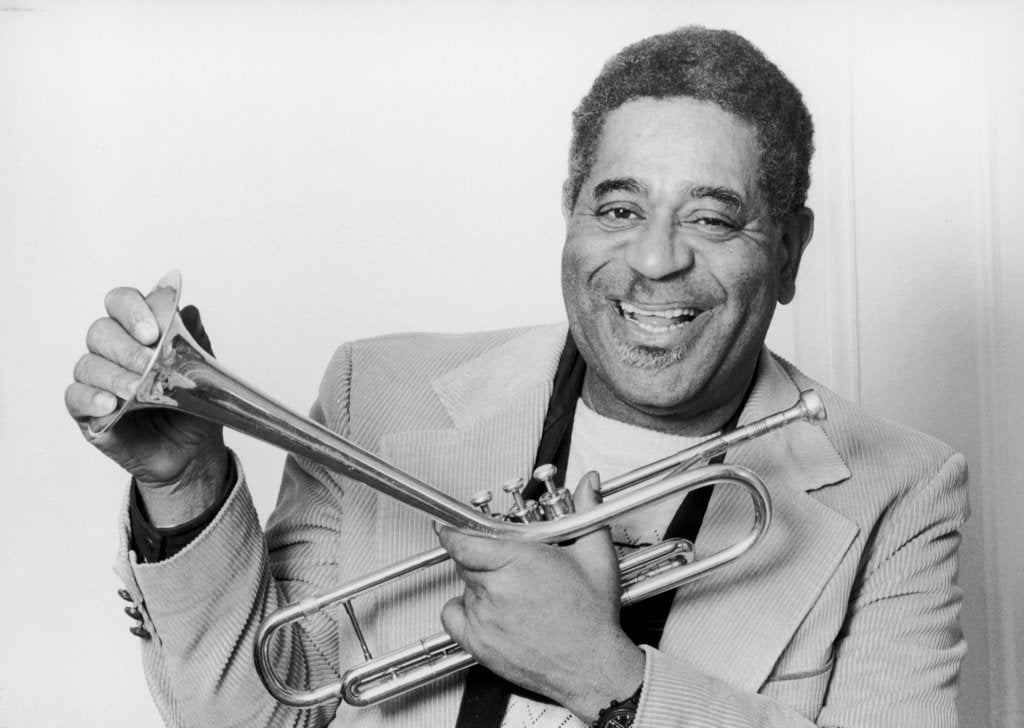 Detail of Dizzy Gillespie by Ian Spratt