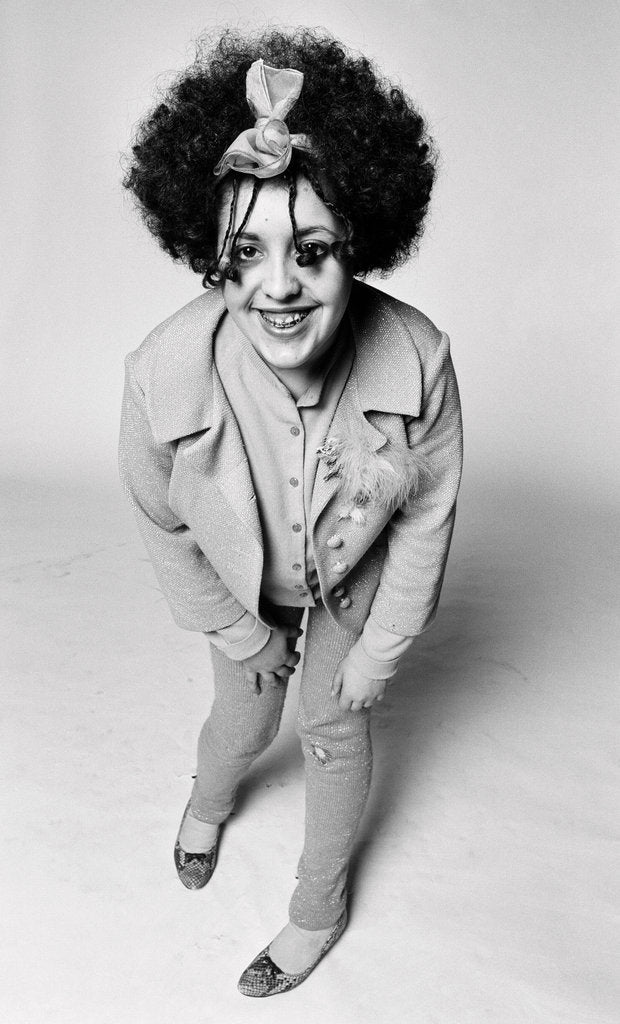 Detail of Poly Styrene Studio Portrait 1977 by Peter Stone