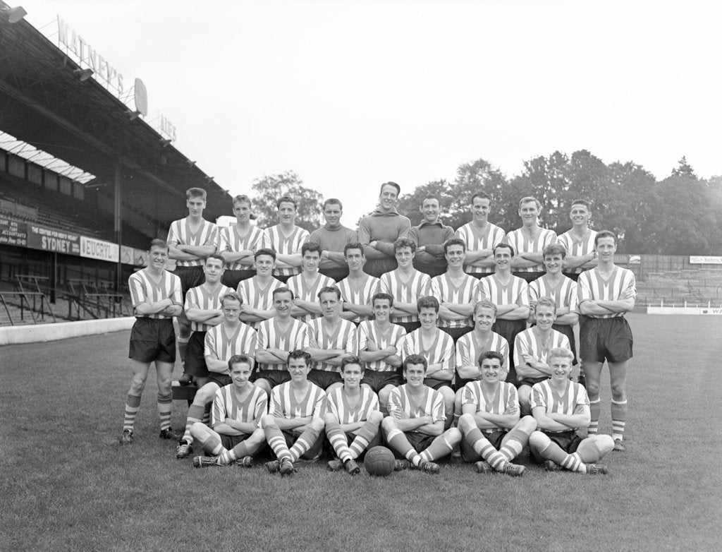 Detail of Southampton FC Football Players, 1958 - 1959 Season by Daily Mirror