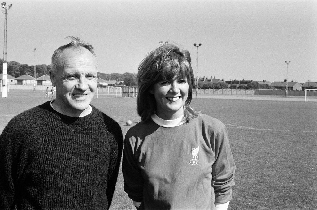 Detail of Bill Shankly Liverpool manager by Charlie Owens