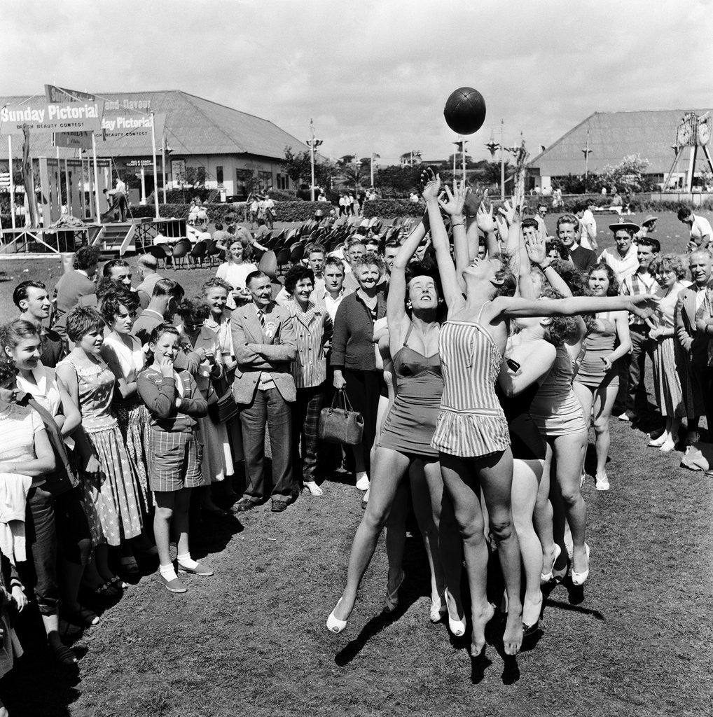 Detail of Beach Contest 1958 by Percy Bosher