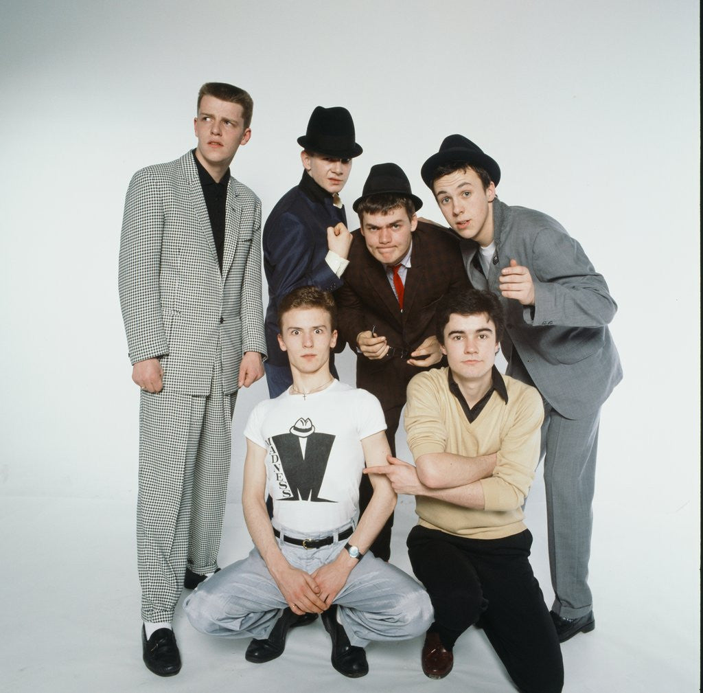 Detail of Madness Pop Group 1980 by Kent Gavin