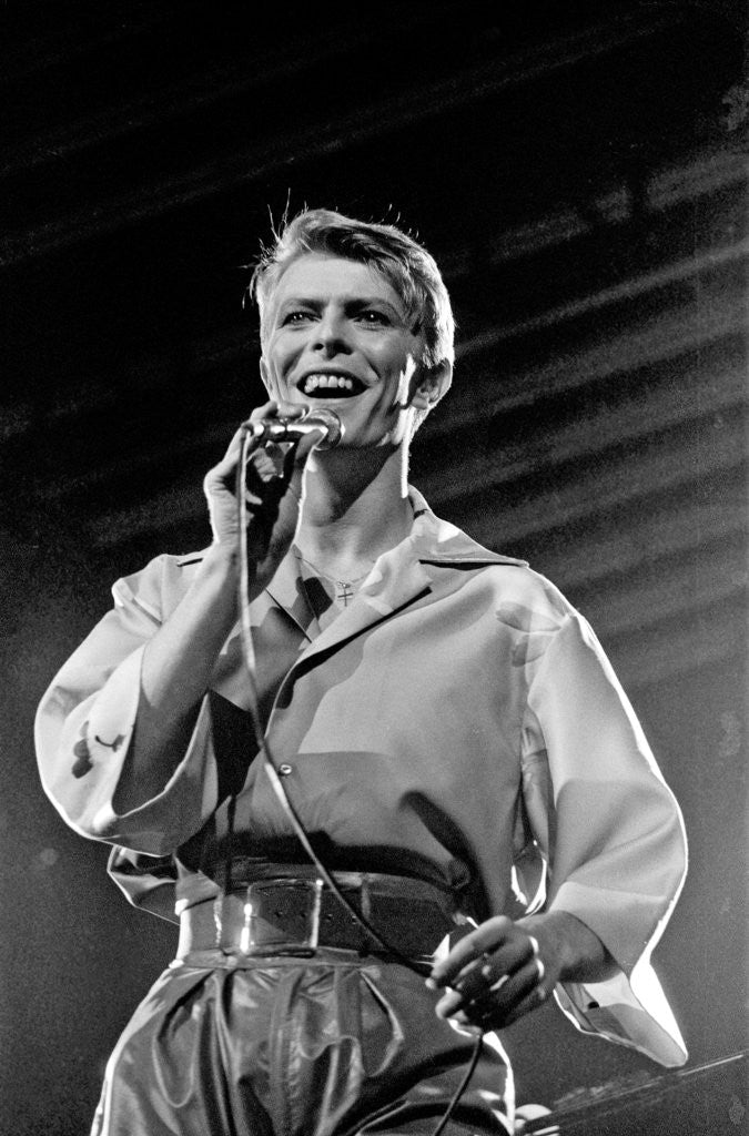 Detail of David Bowie 1978 by Allan Olley