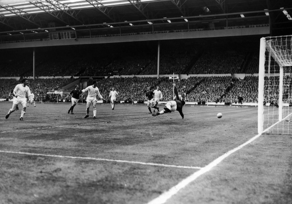 Detail of Manchester United v Leicester City FA Cup Final 1963 by Staff