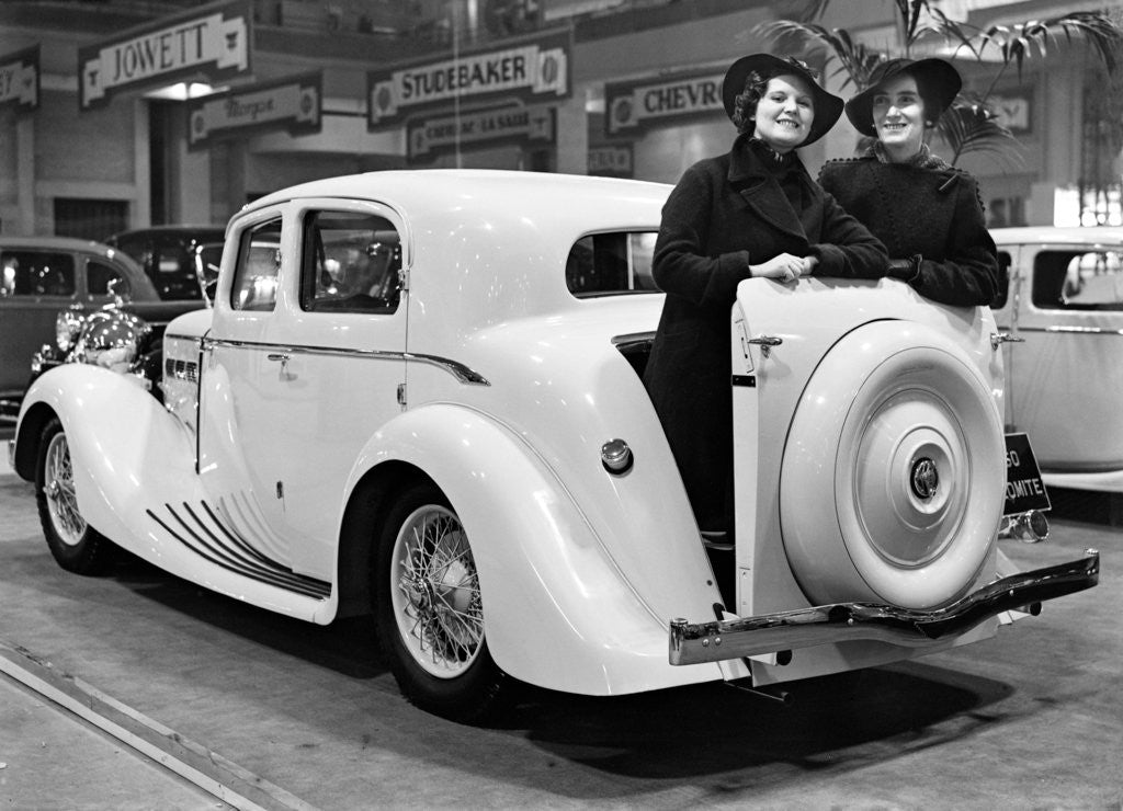 Detail of Earls Court Motor Show 1937 by Edward George Malindine