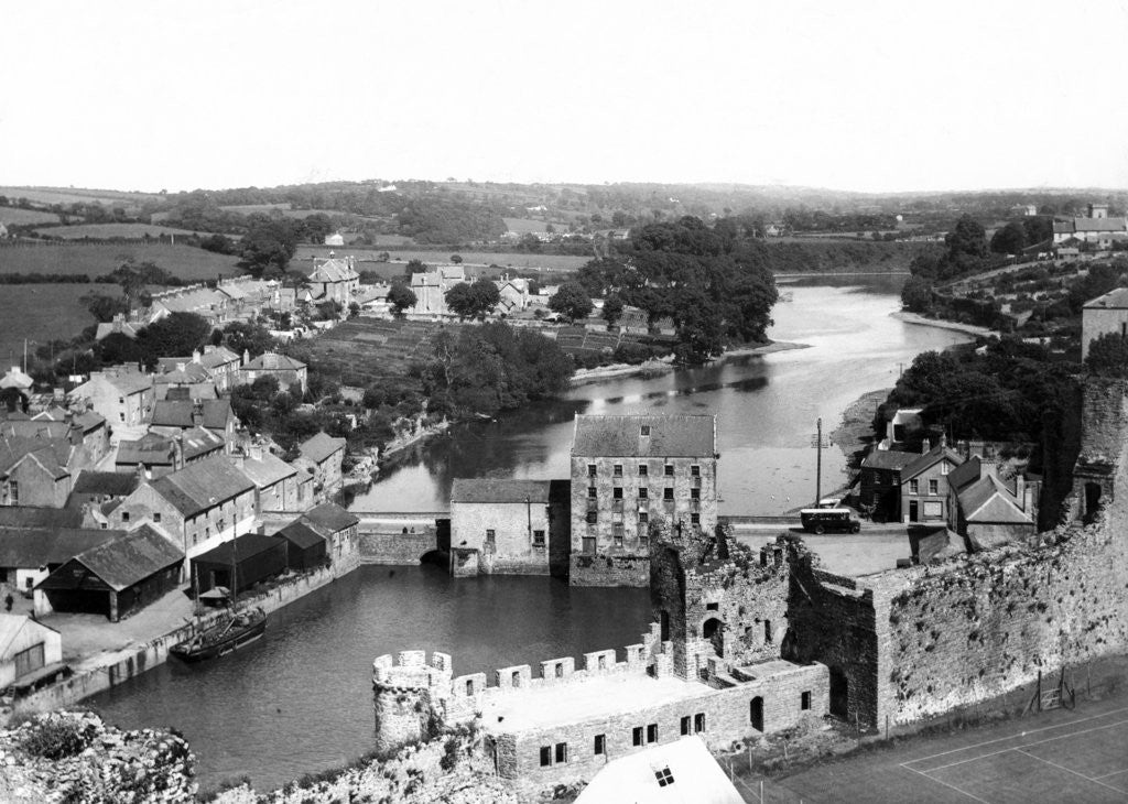 Detail of Pembroke, Pembrokeshire, 1939. by Staff