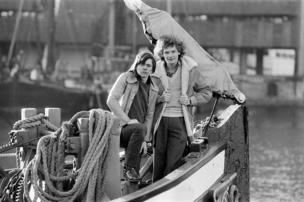 Detail of Jack Wild and Mark Lester, 1981 by Brendan Monks