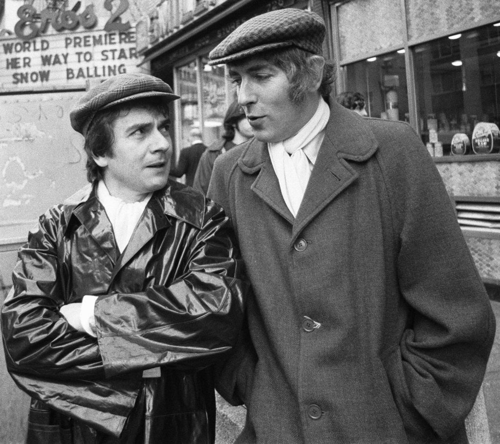 Detail of Peter Cook and Dudley Moore as 