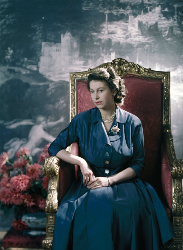 Detail of Princess Elizabeth by Cecil Beaton