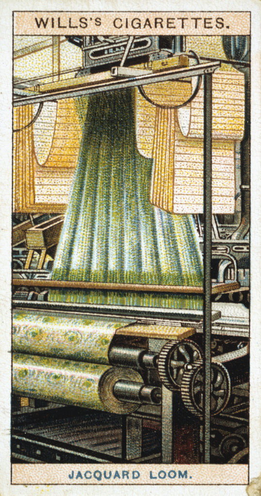 Detail of Jacquard power loom, 1915 by Anonymous